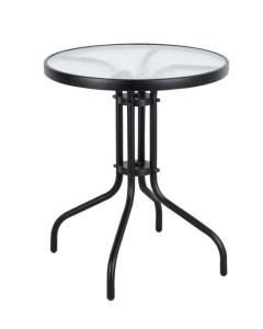 DECOSTRONG sto Bistro metal/staklo FI60cm