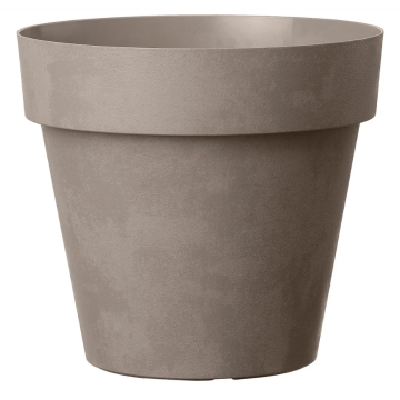 DEROMA saksija Like siva 18cm PVC