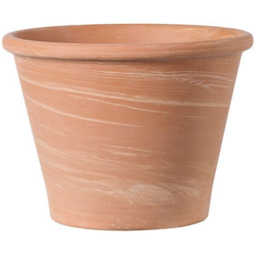 DEROMA saksija glinena Duo Bianco White 25cm
