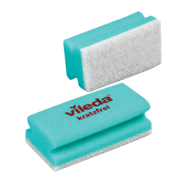 VILEDA PROFESSIONAL Spužva za čišćenje Non-Scratch zelena 15 × 7 cm