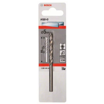 BOSCH burgija 5 M HSS-G