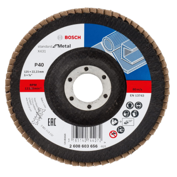 BOSCH disk lamelni brusni 125mm G40 SFM
