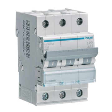 HAGER osigurač automatski 32A C3P MCN
