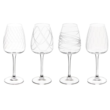 SECRET DE GOURMET čaše za crno vino set 4/1 Talia kristal