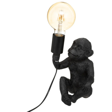 ATMOSPHERA lampa majmun stona bez postolja crna, visina 24,5cm