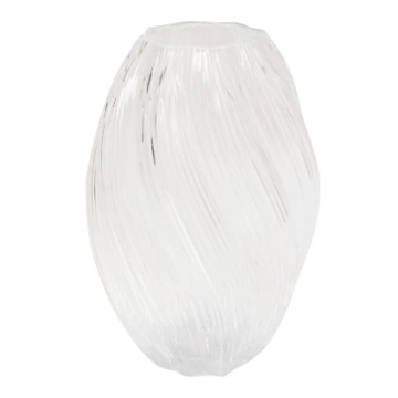 ATMOSPHERA vaza Valma 27cm prozirno staklo