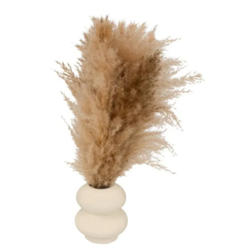 ATMOSPHERA biljka umjetna pampas trava 44cm, keramička vaza