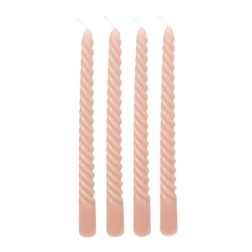 ATMOSPHERA svijeće Hugo Twist 4/1 25cm, roze