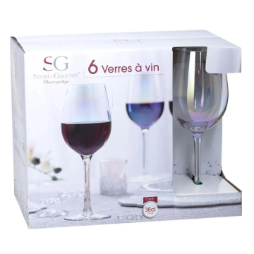 SECRET DE GOURMET čaše za vino 38cl 6/1 Fantasy