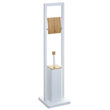 5FIVE četka za WC+držač toalet papira Natureo bijela
