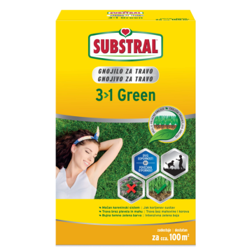 SUBSTRAL gnojivo za travu 3/1 sa dodatkom željeza 2kg