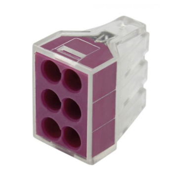 COMMEL konektor sestorostruki za puni kabl 0,75-2,5mm2 20/1