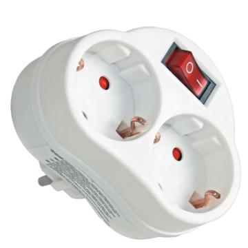 COMMEL razdjelnik dvostruki sa prekidačem