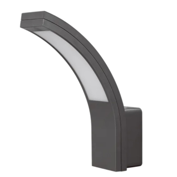 SVJETILJKA zidna LED bez senzora, crna 3000K IP54