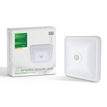 GREEN TECH plafonjera LED senzor 16W 3000K