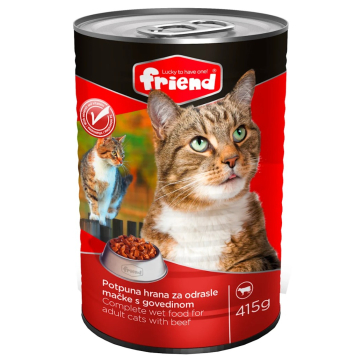 FRIEND hrana za mačke govedina WC 415g