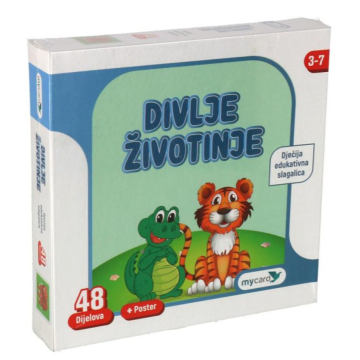PUZZLE divlje životinje Fun 48
