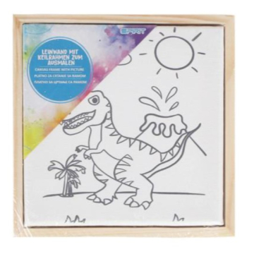 GATARIĆ GROUP platno za slikanje T-Rex 15x15cm
