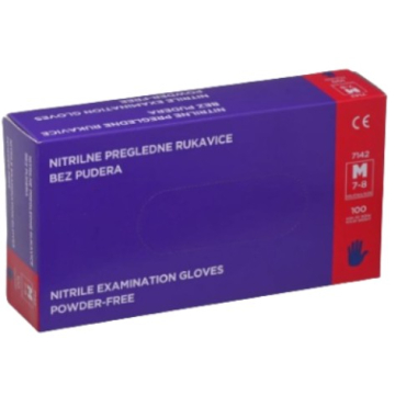 RUKAVICE nitrilne plave XL pakovanje 100/1