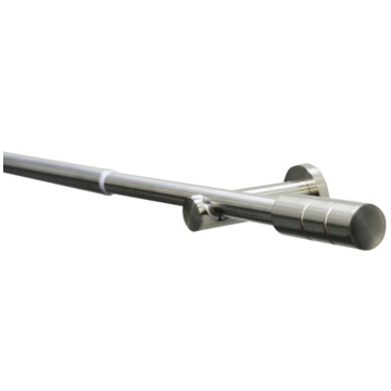 GARDINIA karnišla Kreta Zylinder 16/19mm 120-210cm, imitacija čelika