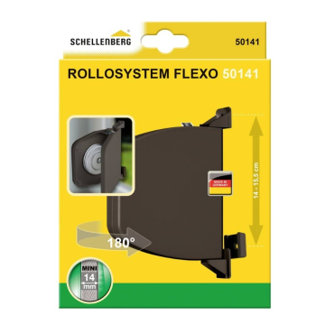 SCHELLENBERG zatezač gurtne sa šarkom smeđi, mini flexo