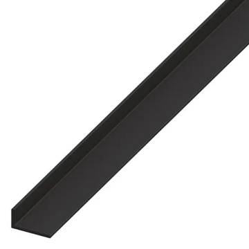 GAH-ALBERTS profil PVC 20x10x1,5/1m L crni