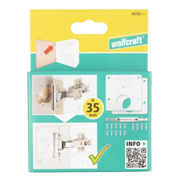 WOLFCRAFT set 17-djelni za popravak šarki za namještaj