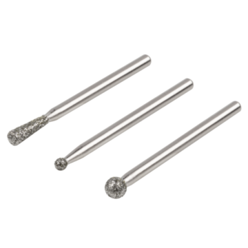 WOLFCRAFT set dijamantskih brusnih nastavaka fi3/5/3,5mm