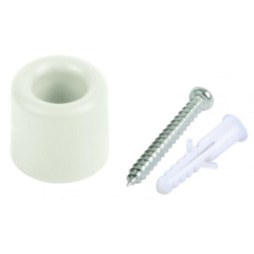 OKOV za vrata stoper 28mm H35 bijeli, 2 kom