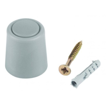 OKOV za vrata stoper 25mm sivi, 2 kom