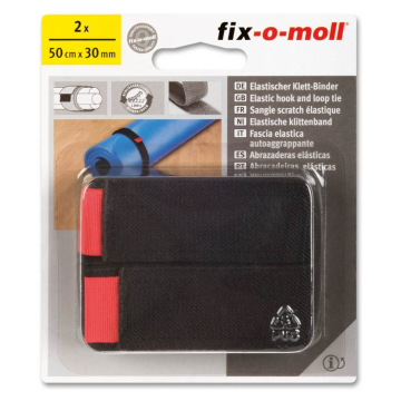 FIX-O-MOLL kukica na čičak 50cmx30mm elastična, 2 kom