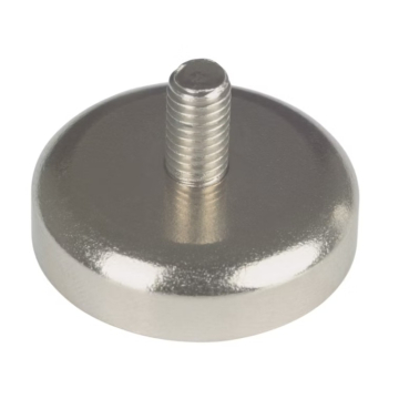 FIX-O-MOLL magnet srebrni 25mm sa navojem 4/22kg