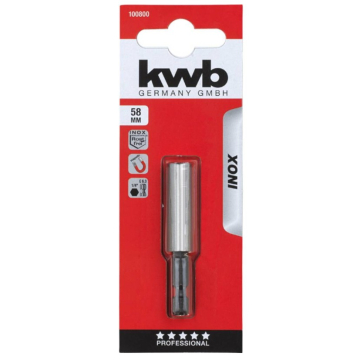 KWB držač bitova 1/4" x 58mm magnetni