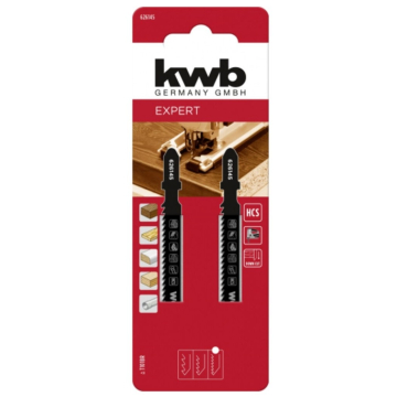 KWB list ubodne pile 100mm za drvo i plastiku, 2kom