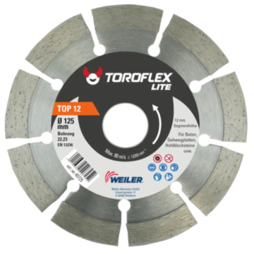 WEILER ploča dijamantna za beton Toro Lite Old 125x22