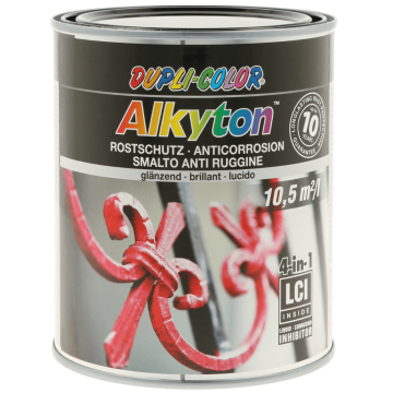 ALKYTON lak 4u1 RAL 9005 0,75l, crna sjaj