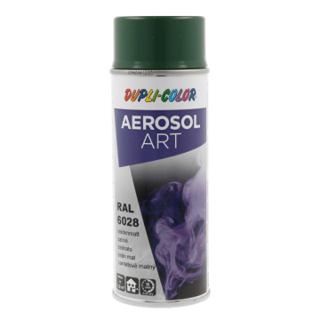 DUPLI-COLOR sprej aerosol RAL 6028, tamno zelena polumat 400ml