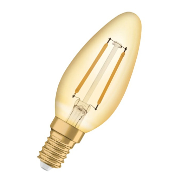OSRAM sijalica LED Vintage Gold CLB22 1906 FIL 2,5W/824 E14