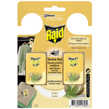 RAID gel protiv moljaca Cedar