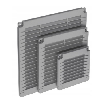 AIR ROXY rešetka ventilaciona 150x150 siva