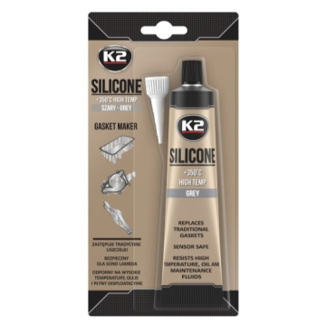 K2 silikon za zaptivanje sivi 85g 350°C