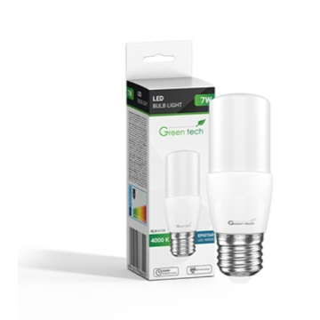 GREEN TECH sijalica LED T37 7W/4000K 700Lm E27 Epistar