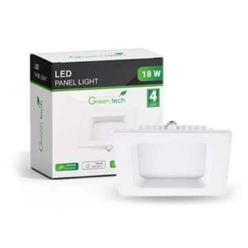 GREEN TECH panel kvadratni ugradni 18W 4200K