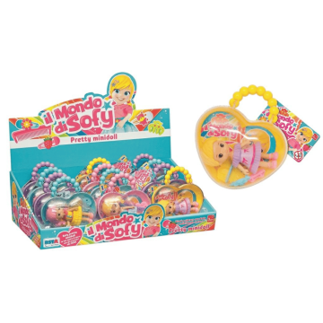 RSTOYS torba mala Sofy sa dodacima, u obliku srca