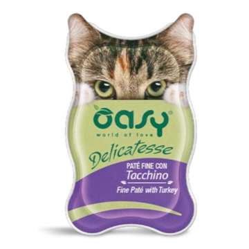 OASY hrana za mačke pašteta puretina 85g