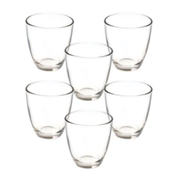 TOGNANA čaše set 6/1 220ml staklo Transparente