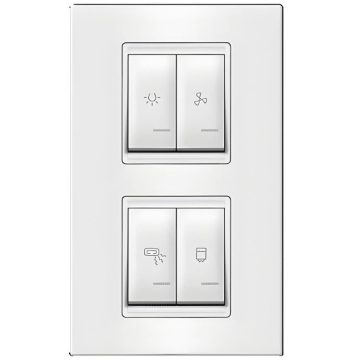 ALING CONEL indikator za kupatilo V 4x16A 4M EXP bijeli