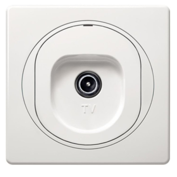 ALING CONEL utičnica RTV završna E612I bijela