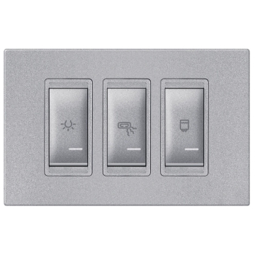 ALING CONEL indikator za kupatilo 3x16A univerzalni EXP silver