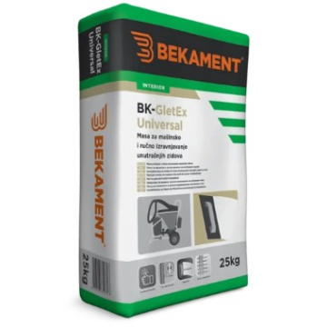 BEKAMENT masa za gletovanje BK Gletex Univerzal 25kg